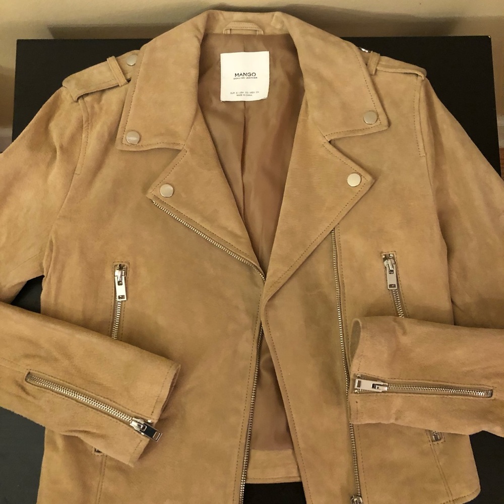 New mango suede jacket